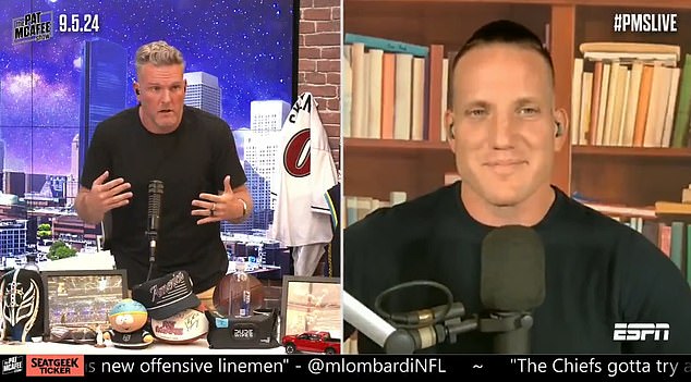 Pat McAfee was incredulous at the Bengals' decision on his latest ESPN show on Friday.