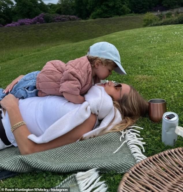 In June, Rosie shared rare snaps with her family and called them 