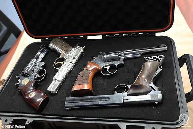 The 13 recovered weapons will be forensically examined before being returned to the Lithgow Small Arms Factory Museum.