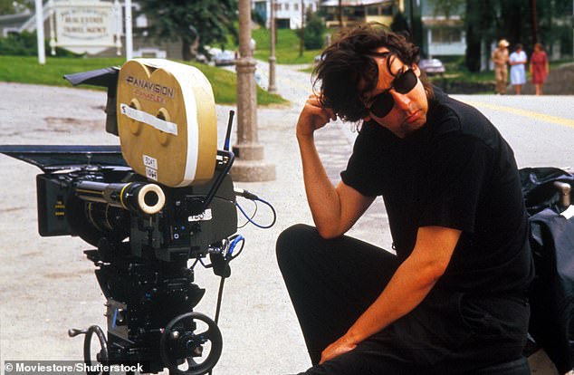 Tim Burton photographed in East Corinth filming the 1988 movie that catapulted him to worldwide fame