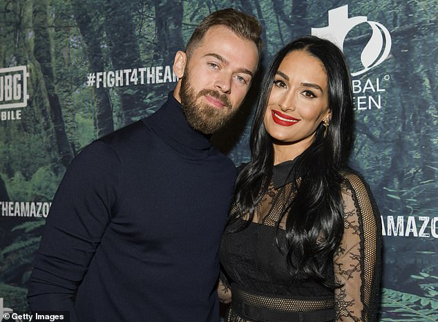 Artem and Nikki still follow each other on the social media platform; seen in 2019