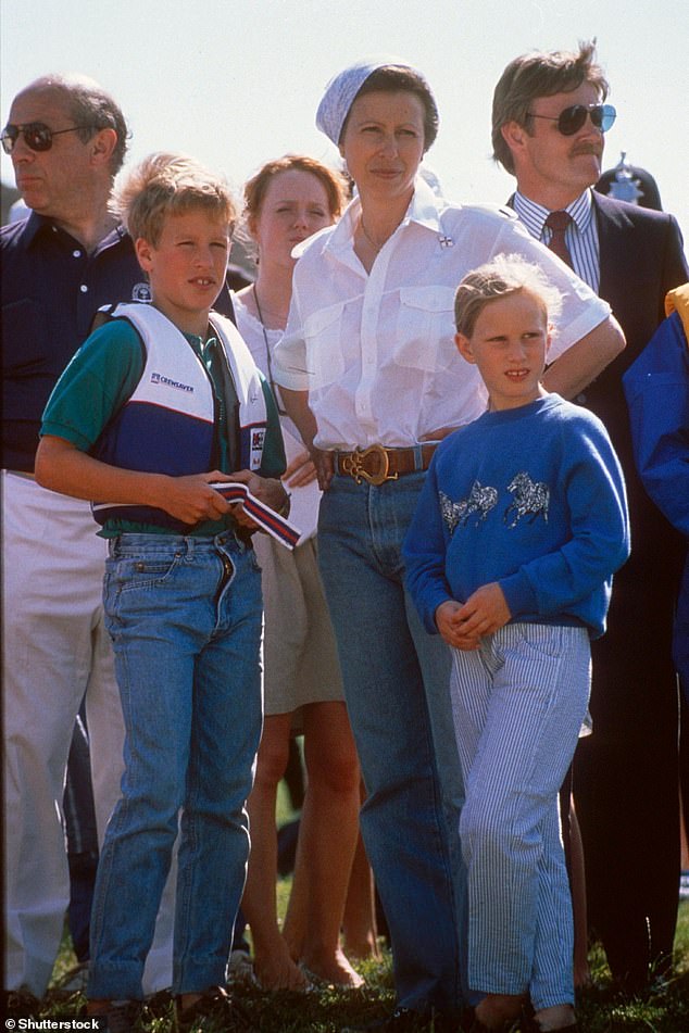 Zara has inherited this realistic vision of clothing (pictured at a sailing regatta in 1989)