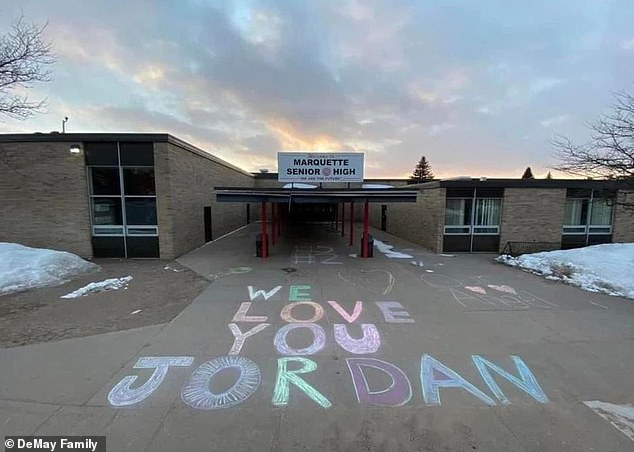 Marquette Senior High School where DeMay attended paid tribute to him by writing 