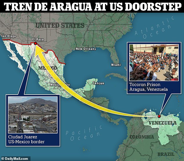 Venezuela's most violent gang, Tren de Aragua, has moved its headquarters across the U.S. border to the Mexican city of Ciudad Juarez.