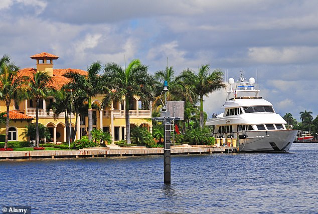 Popular retirement spots in Florida, such as Fort Lauderdale (pictured), have been hit hardest by increases in the cost of Homeowners Association (HOA) fees on condos.