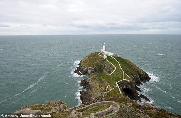 A lighthouse in Holyhead, Anglesey. The couple lived in the area for three years, from 2010 to 2013.