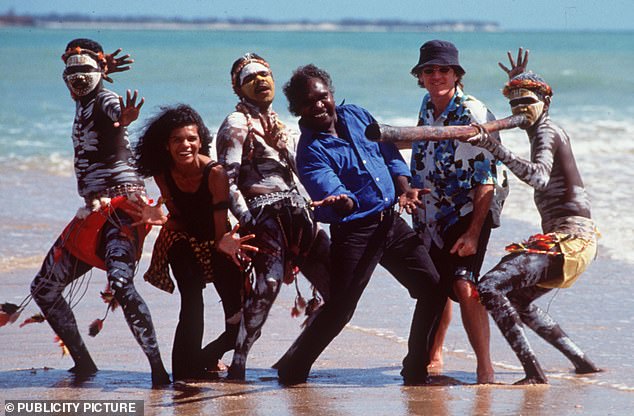 Moffatt has worked with some of Australia's biggest pop and rock stars. His credits include Yothu Yindi's hit single Treaty, which he says changed his life. Yothu Yindi is pictured