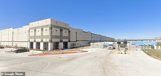 Companies like Amazon, whose new sorting center in the city can be seen here, continue to set up shop in the area, putting a strain on the already low water supply.