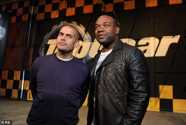 He was concerned when the BBC added celebrities to the list of presenters because he feared they lacked experience behind the wheel (pictured: Chris Harris and Rory Reid)