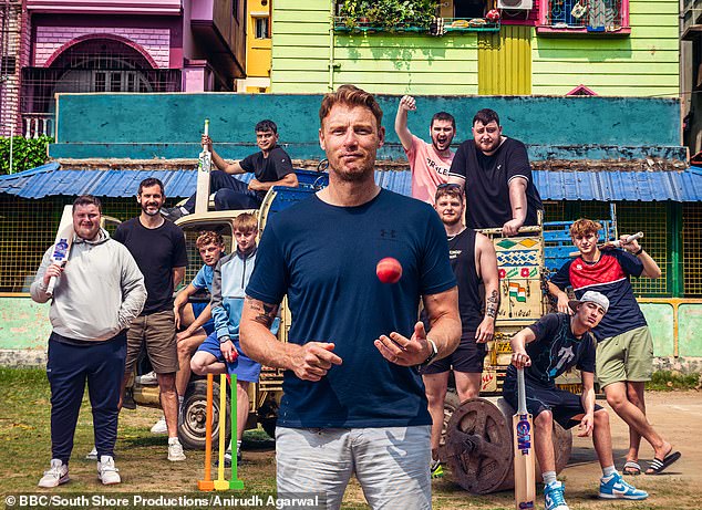 The BBC documentary Freddie Flintoff's Field Of Dreams On Tour showed the 46-year-old leading a group of youngsters from his hometown of Preston on a cricket tour of India.