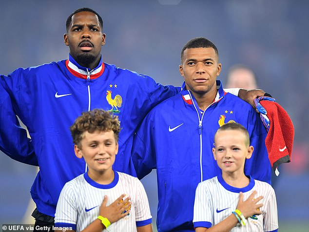 Les Bleus captain Kylian Mbappé was stunned into silence by Maignan's outburst