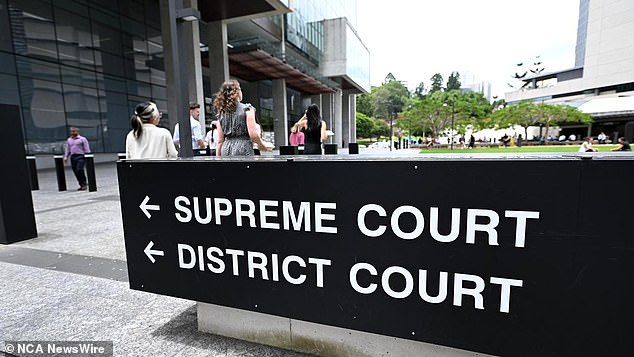 There was room for everyone in the District Court (pictured), as relatives of the victims packed the public gallery and stared at Griffith.