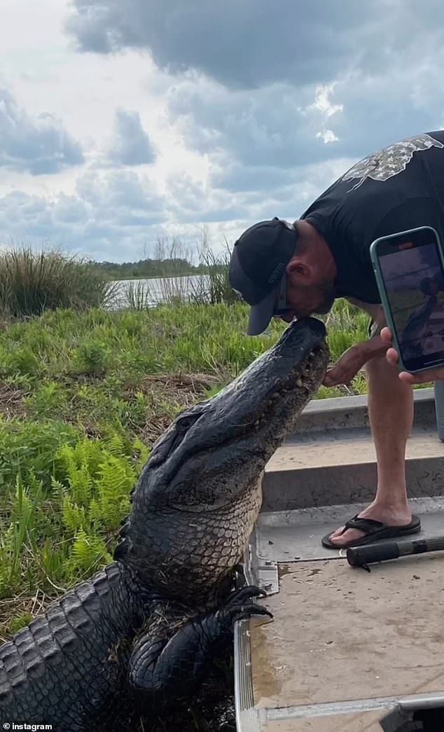 Lana shared a photo on Instagram in 2019 of Jeremy kissing an alligator. At the time, both Lana and Jeremy were in relationships with other people.