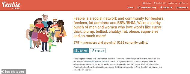 Feeders and feedees flock to social media sites like OnlyFans and Reddit to find content, as well as niche sites like Feabie, which has over 97,000 members.