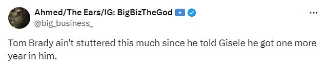 1725834723 284 NFL fans slammed Tom Brady just minutes into his 10 year