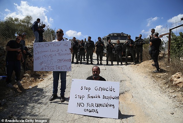 Palestinians have warned of increasing attacks by armed settlers who they say are often backed by the military and forcibly expel them from their homes.