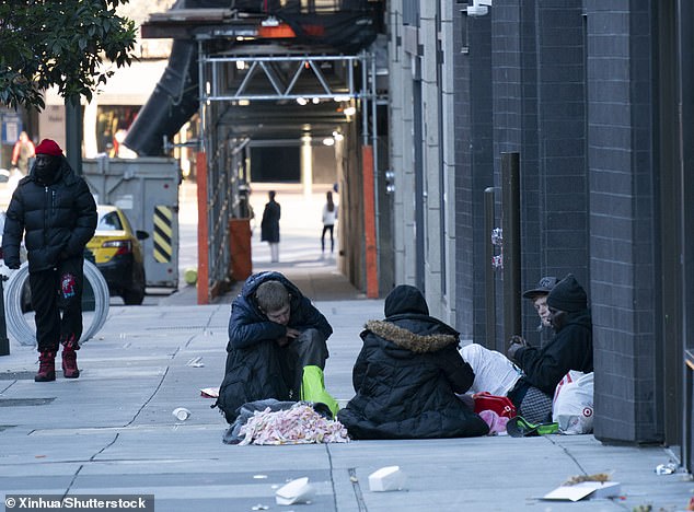 City officials appear to be doing little to stop open drug use in the vicinity or help prevent daily robberies at the store.