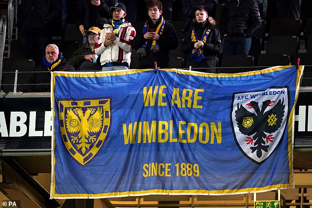 They are due to renew hostilities with arch-rivals AFC Wimbledon on Saturday afternoon.