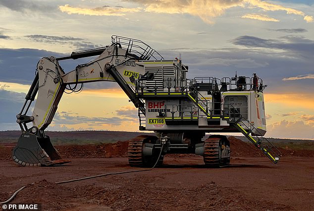 Ms Rinehart first told her audience that over the past decade, Australia's mining industry has earned billions of dollars in export revenue. The Yandi iron ore mine in the Pilbara is pictured.