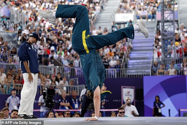 The Australian dancer received a lot of criticism for her performance at the Paris Olympics.