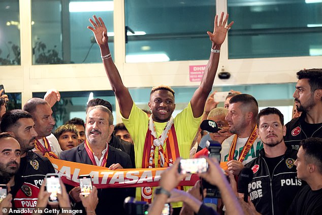 Victor Osimhen joined Galatasaray on loan after his permanent move to Chelsea fell through