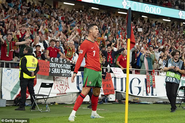 He wants to follow in Cristiano Ronaldo's footsteps after the Portuguese striker scored his 900th career goal last week