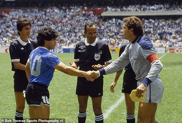 The player with the most caps for England men is Peter Shilton (right), who has 125 caps.