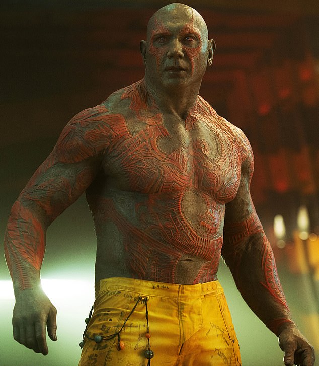 By the mid-2000s, he was also slowly building an acting career, culminating in his rise to international film stardom in the 2014 film Guardians of the Galaxy (pictured).