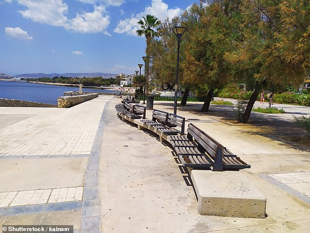 Pictured: Flisvos Beach on the seafront of Paleo Faliro in Greece (archive image)