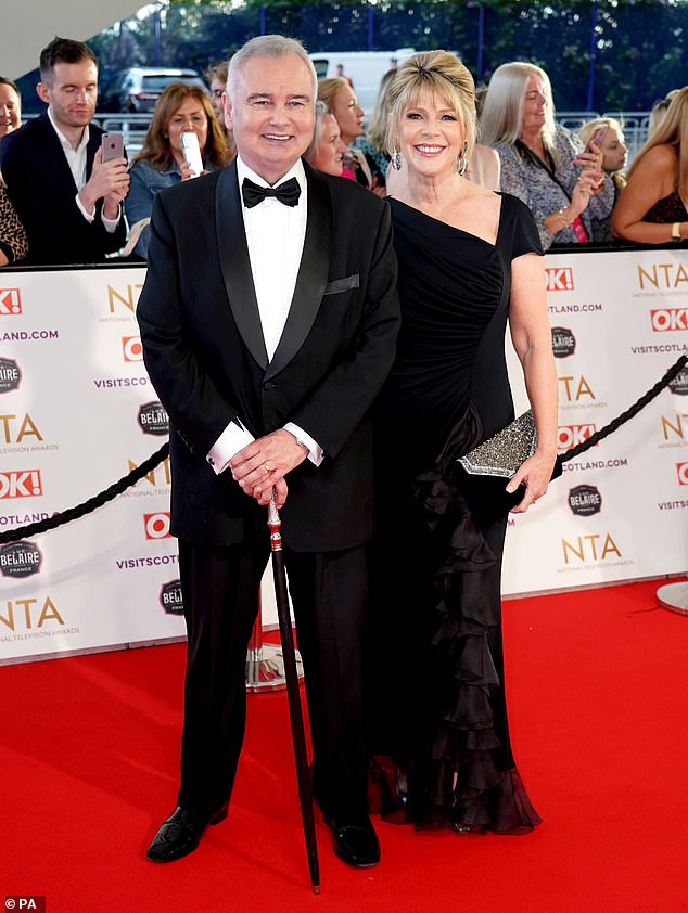 The couple have been frequent guests at the NTAs and last appeared on the red carpet arm in arm in 2021 (pictured).