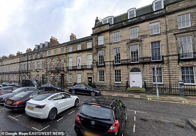 The 17 submitted their applications within ten days of Putin's announcement via Russia's consulate general in Edinburgh (pictured), according to Kremlin-run media outlet Mash.