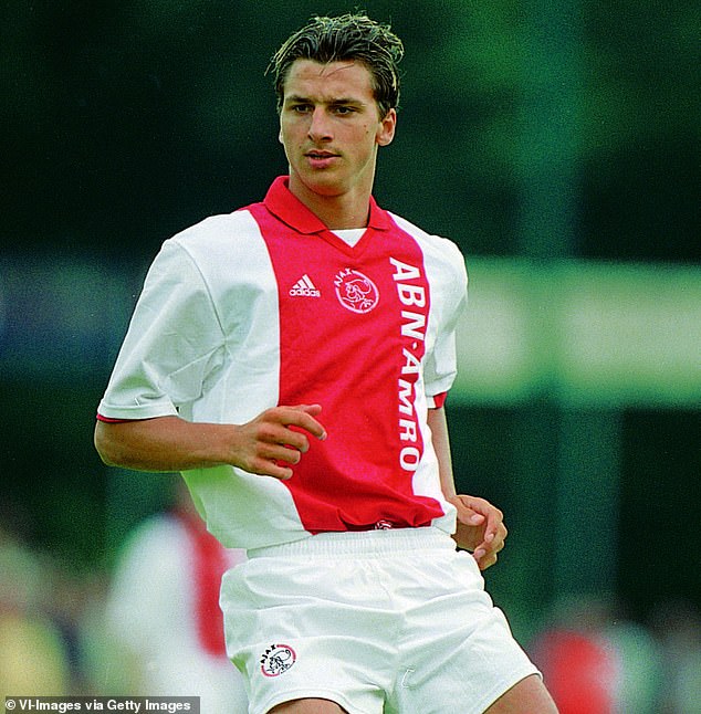 Koeman added: 'In my time as a young coach at Ajax it was different, with Mido, Ibrahimovic (pictured), Van der Vaart, Sneijder, De Jong, Heitinga, whoever you want to name.'