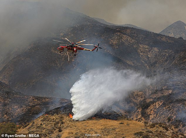 The Line Fire in San Bernardino County is still at 0 containment