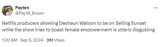 1725901723 846 Fans are furious as disgraced NFL star DeShaun Watson appears