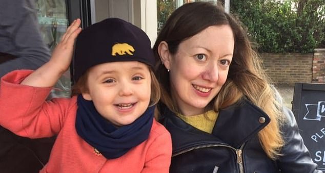 Jennifer Barton with her daughter Liv, now 11. Jennifer checks her children's hair every day, having lost count of the number of times she has caught lice from them.