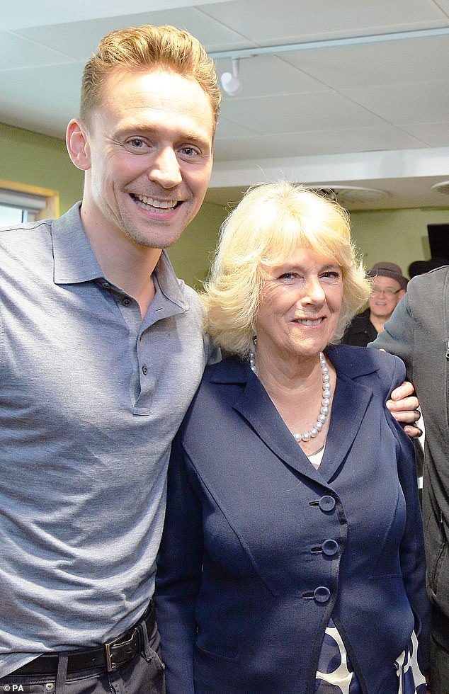 Tom Hiddleston similarly shocked royal fans in 2016 by hugging the Duchess of Cornwall.