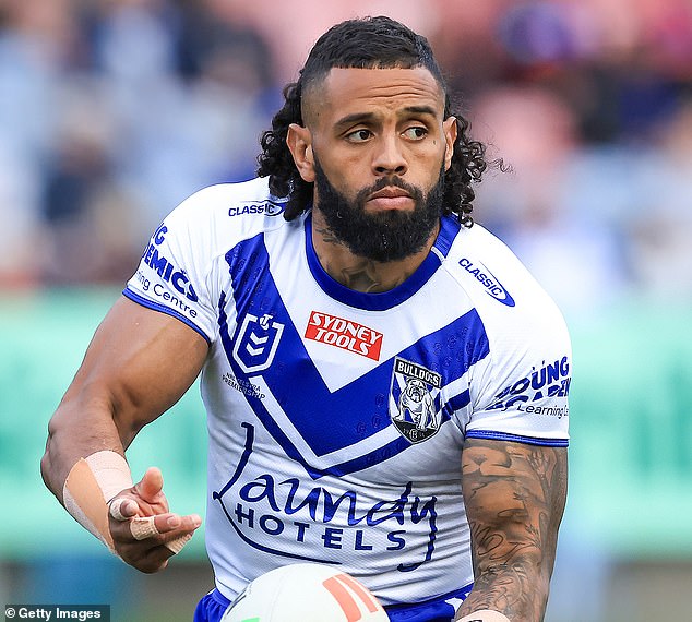 The Canterbury-Bankstown Bulldogs winger was stopped by police and allegedly tested positive while driving on Friday night.