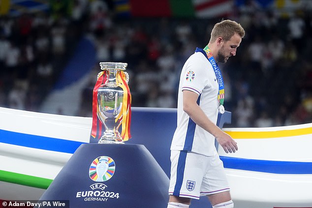 Kane has suffered two consecutive defeats at the Euros as captain of the Three Lions