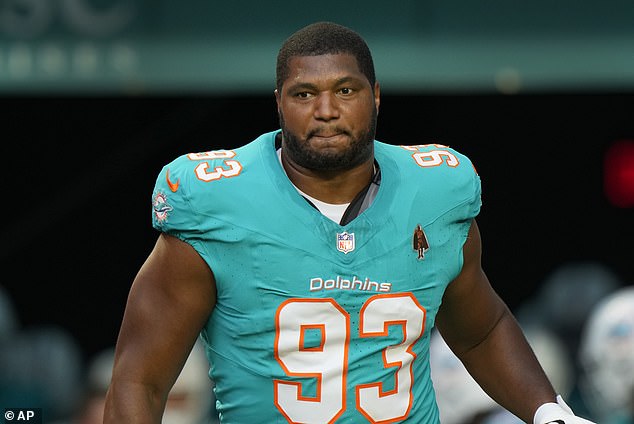 A second Dolphins player, defensive lineman Calais Campbell, said he was also detained outside Hard Rock Stadium while trying to calm Hill's altercation with police.