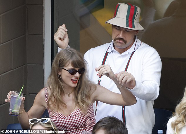 Taylor and Travis sent the Internet into a frenzy on Sunday when they showed off their PDA at the US Open women's final in New York.