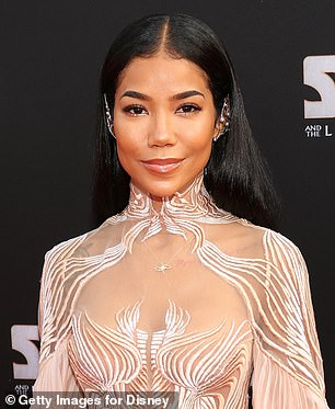 R&B singer Jhene Aiko (pictured) is another laser fan.