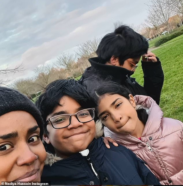 The award-winning chef had to install panic buttons in her Milton Keynes home after receiving death threats, including against her three children - Musa, 12, Dawud, 11, and Mariam, eight.