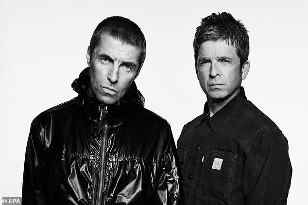 It will rival Oasis' iconic epic stadium reunion tour (Liam and Noel Gallagher pictured)