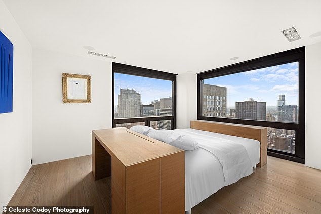 Another bedroom offers views of Midtown in two directions.