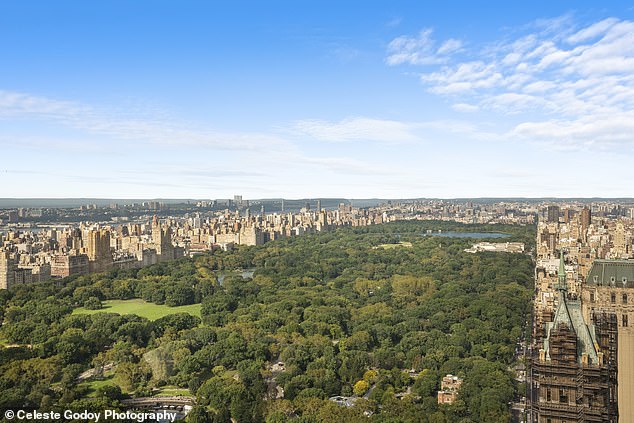 The views of Central Park are unmatched as there are no other skyscrapers around to block the view.