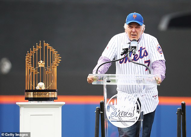 Kranepool pictured at the 50th anniversary celebration of his 1969 Mets World Series title