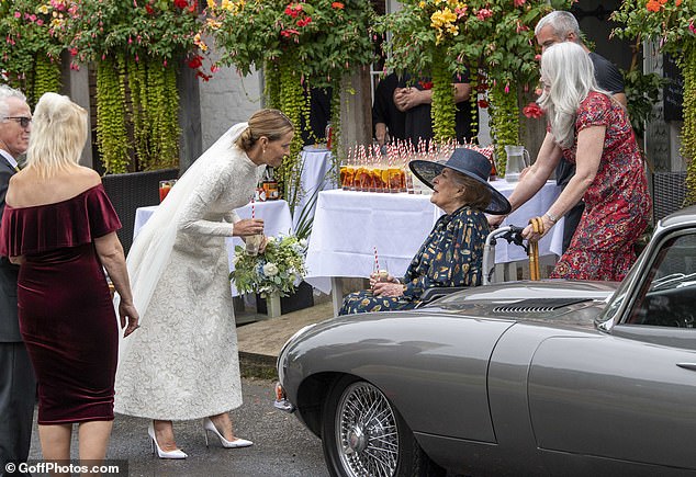 India Hicks is seen talking to her mother, Pamela Hicks, at the glamorous event.