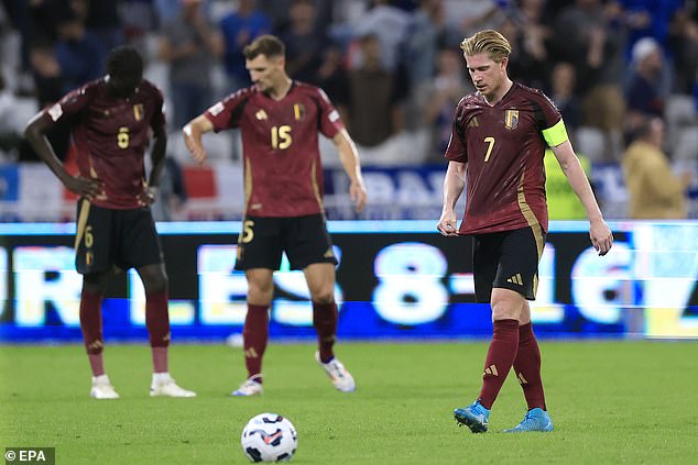 The explosion came after a lackluster 2-0 defeat to France.