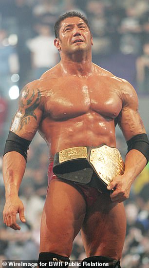 He finally escaped poverty at age 30, when he began his successful career in professional wrestling; pictured at WrestleMania Goes Hollywood in Los Angeles in 2005.