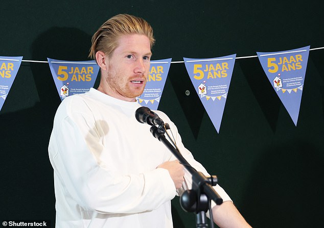 De Bruyne is believed to have given a speech about his patronage of the foundation.